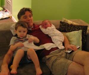 allen with babies